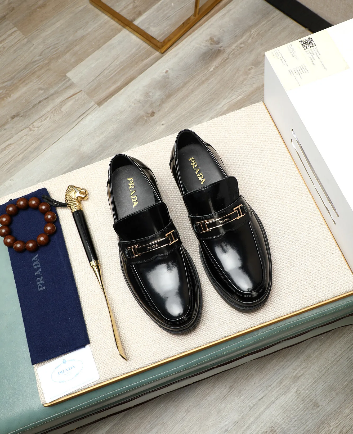 Men's men's shoes 💰540 (water-dyed cow leather) 📛📛PRADA high-end counter's latest formal business leather shoes 👔original and highest quality! Imported from Italy 🇮🇹 first-layer calfskin fabric ➕ cowhide lining Original outsole Formal size: 38➖44 (45 customized)